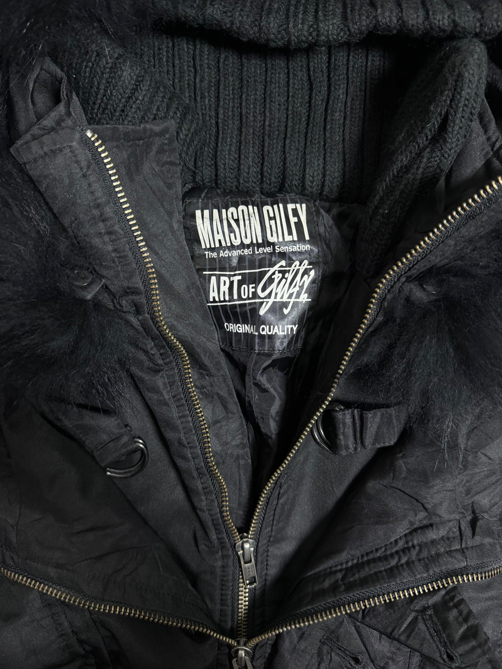 B2V-MAISON GLIFY 4ZIPPER JACKET༒ 
* Rare *