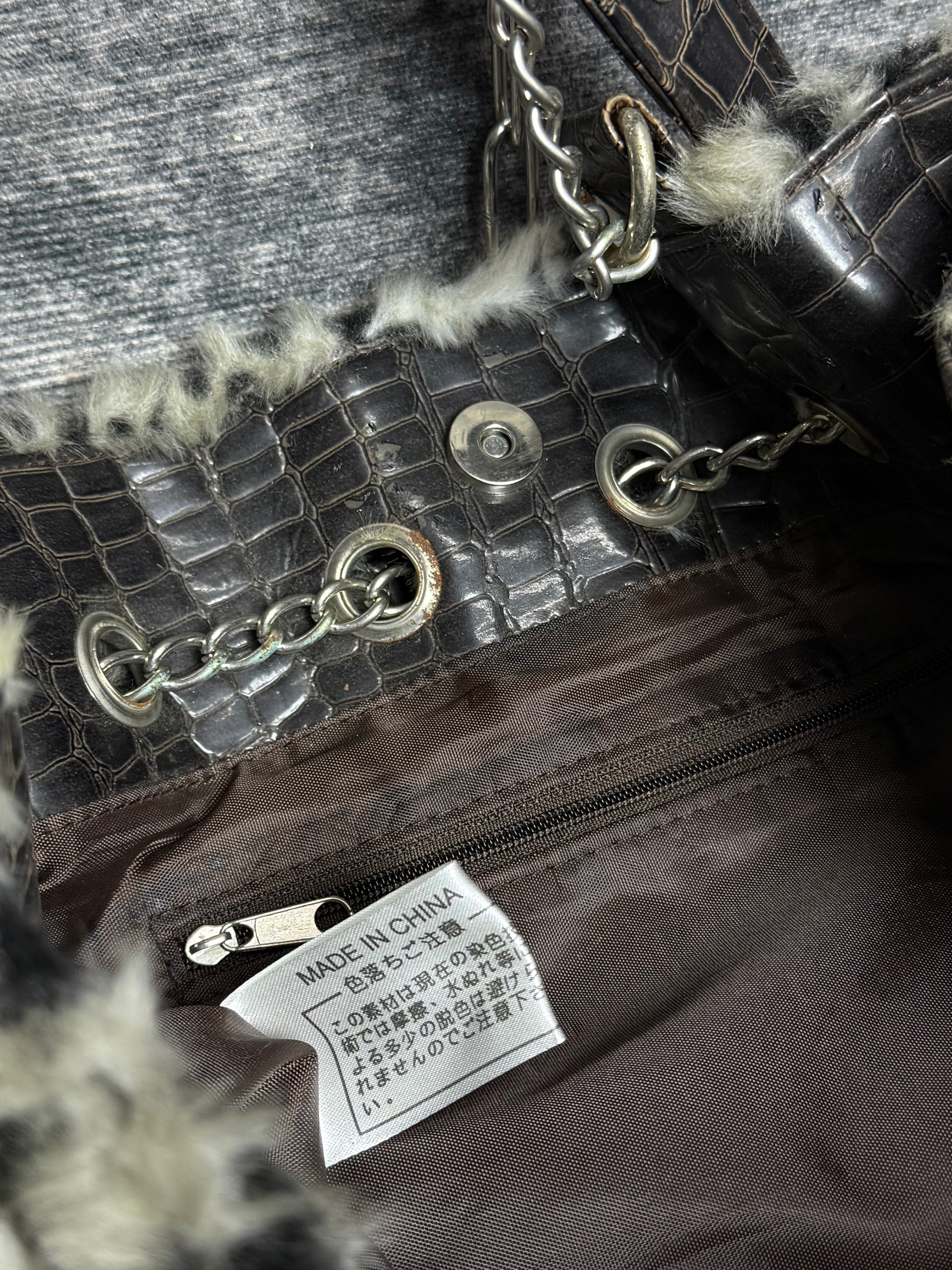 B&W Leopard Bag