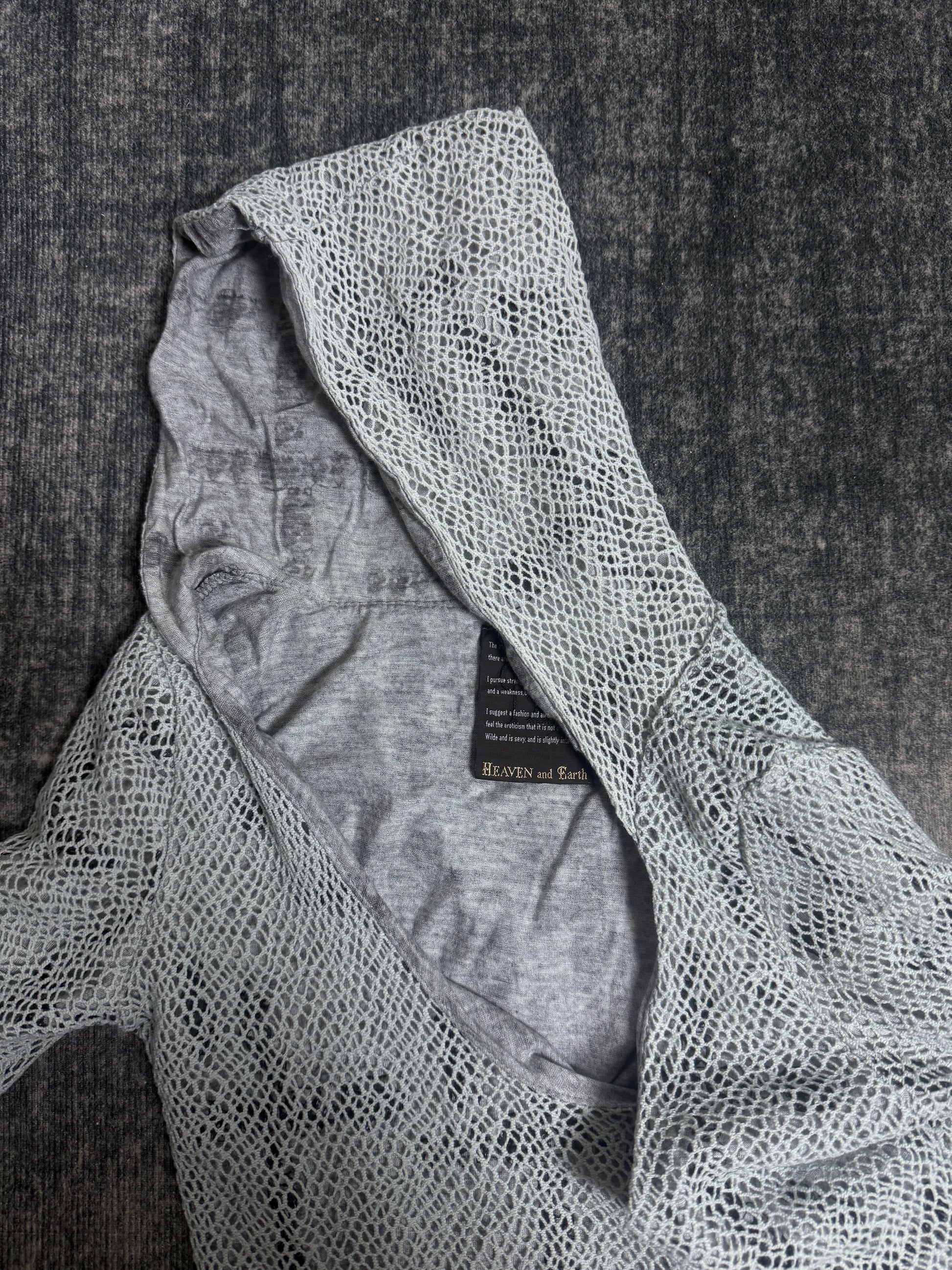 B2V- HEAVEN & EARTH SKULL HOODIE༒