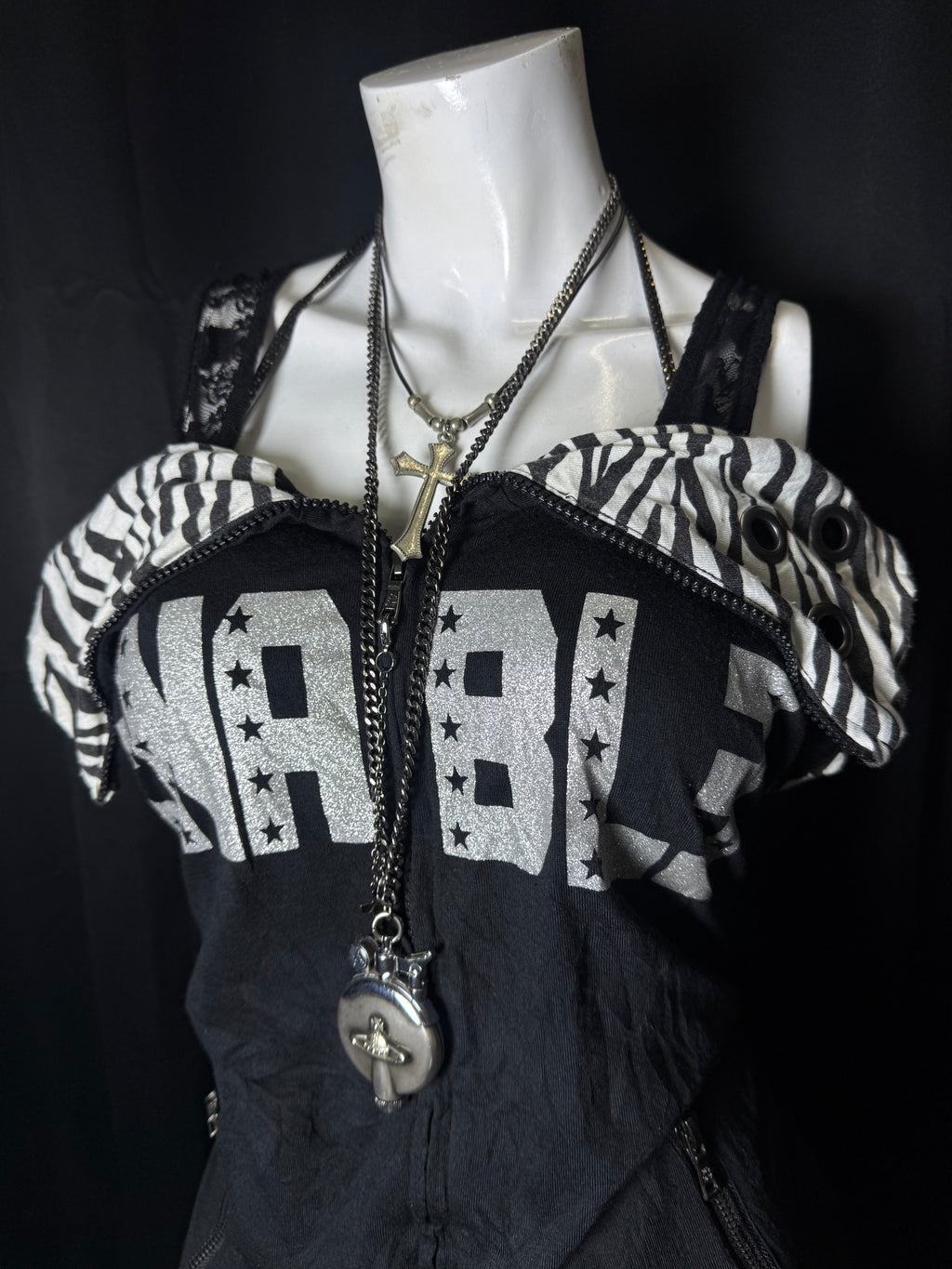 B2V-DIG DEEP MINI-DRESS ༒