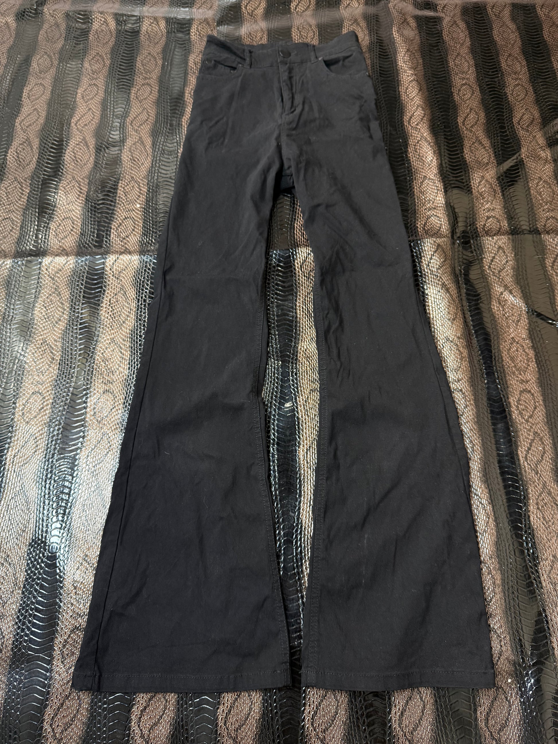 B2V BLACK FLARE JEANS 02 ༒