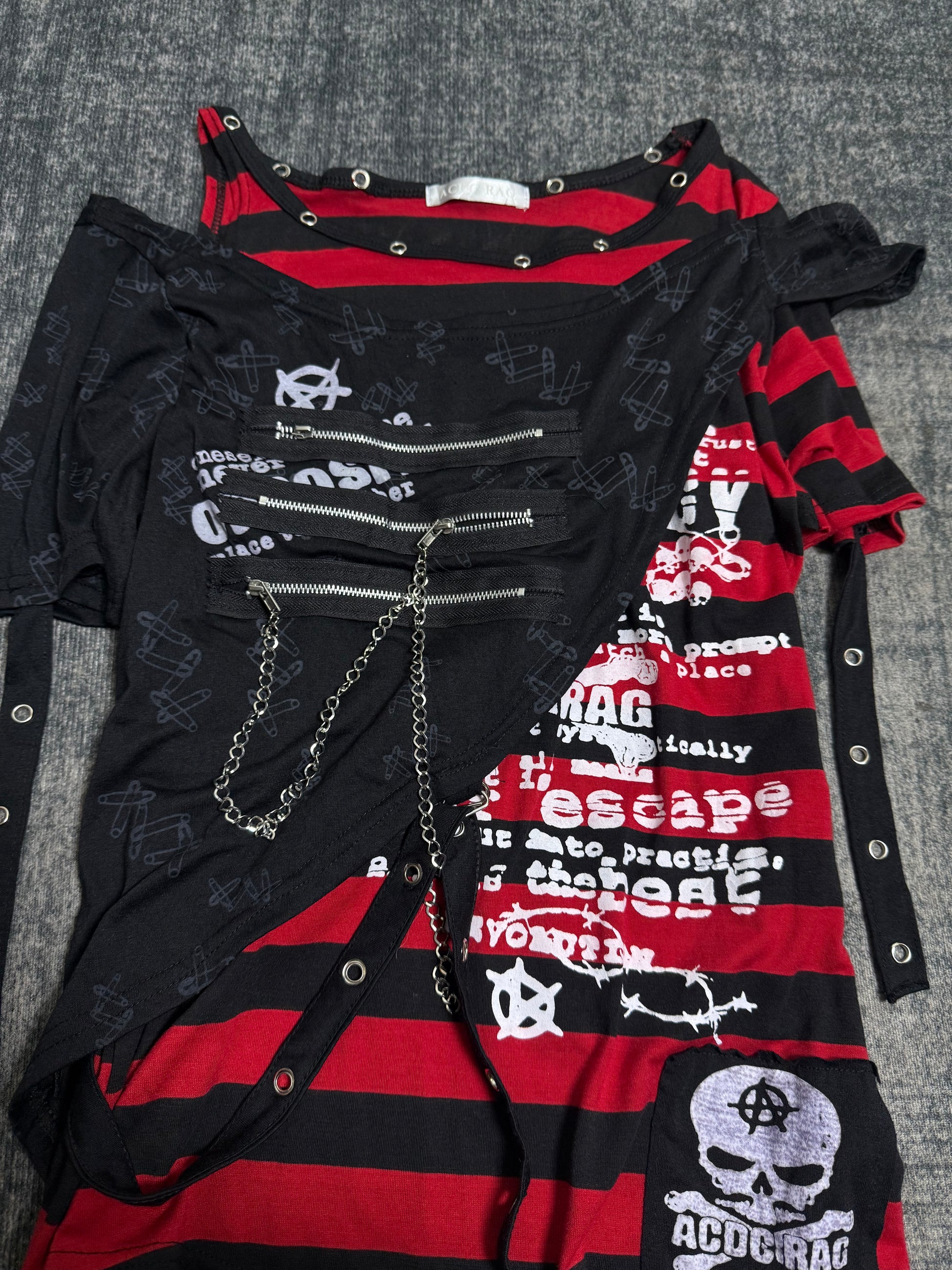 B2V-ACDC RAG SHIRT༒