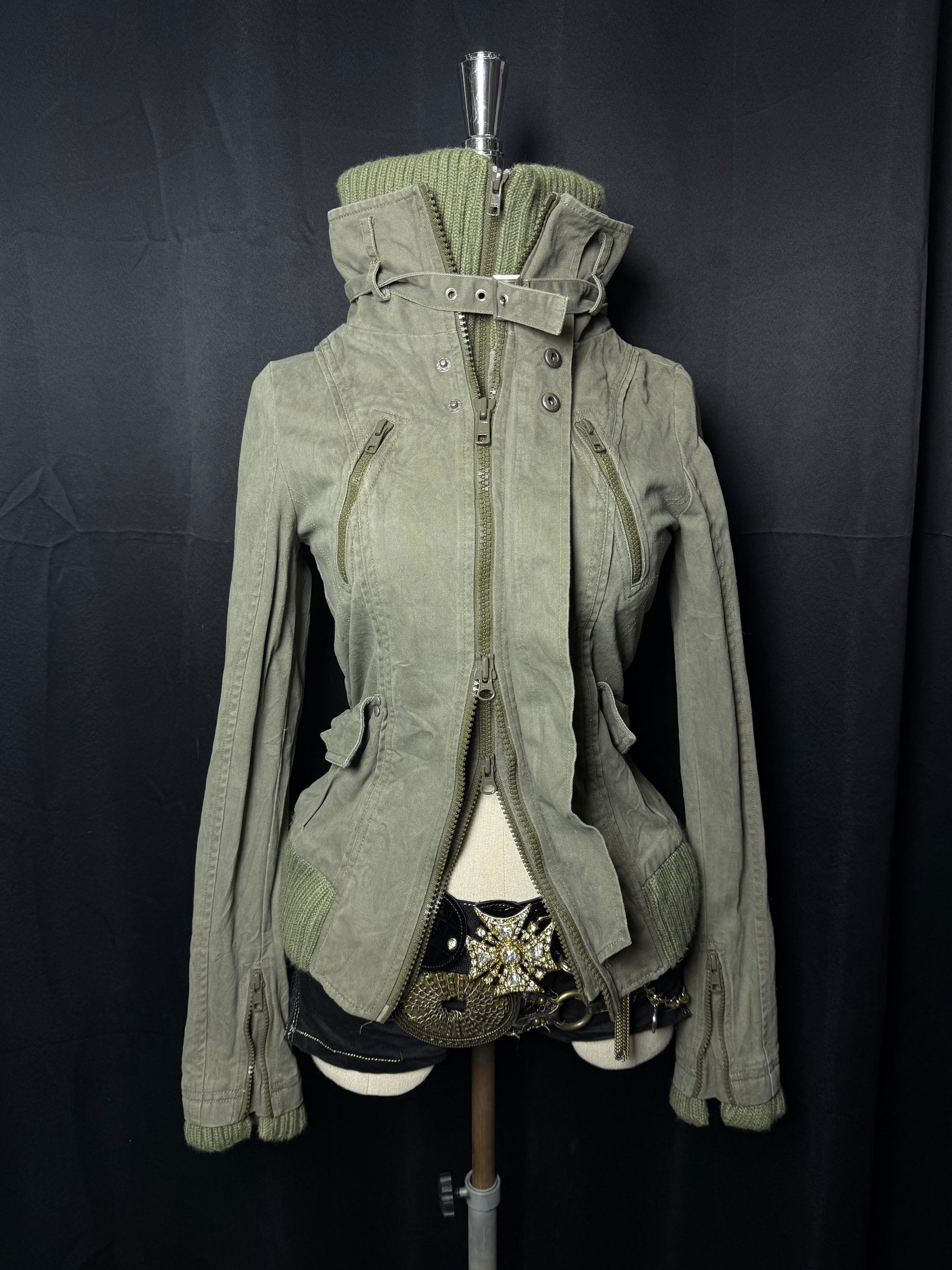 B2V-SANAL GLIFY 4ZIPPER JACKET ༒