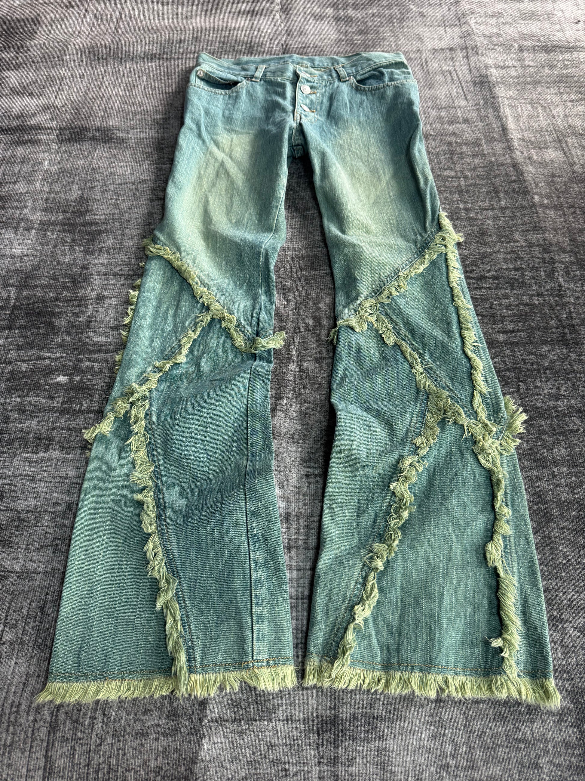 ANGEL FALLING Flare Jean ༒