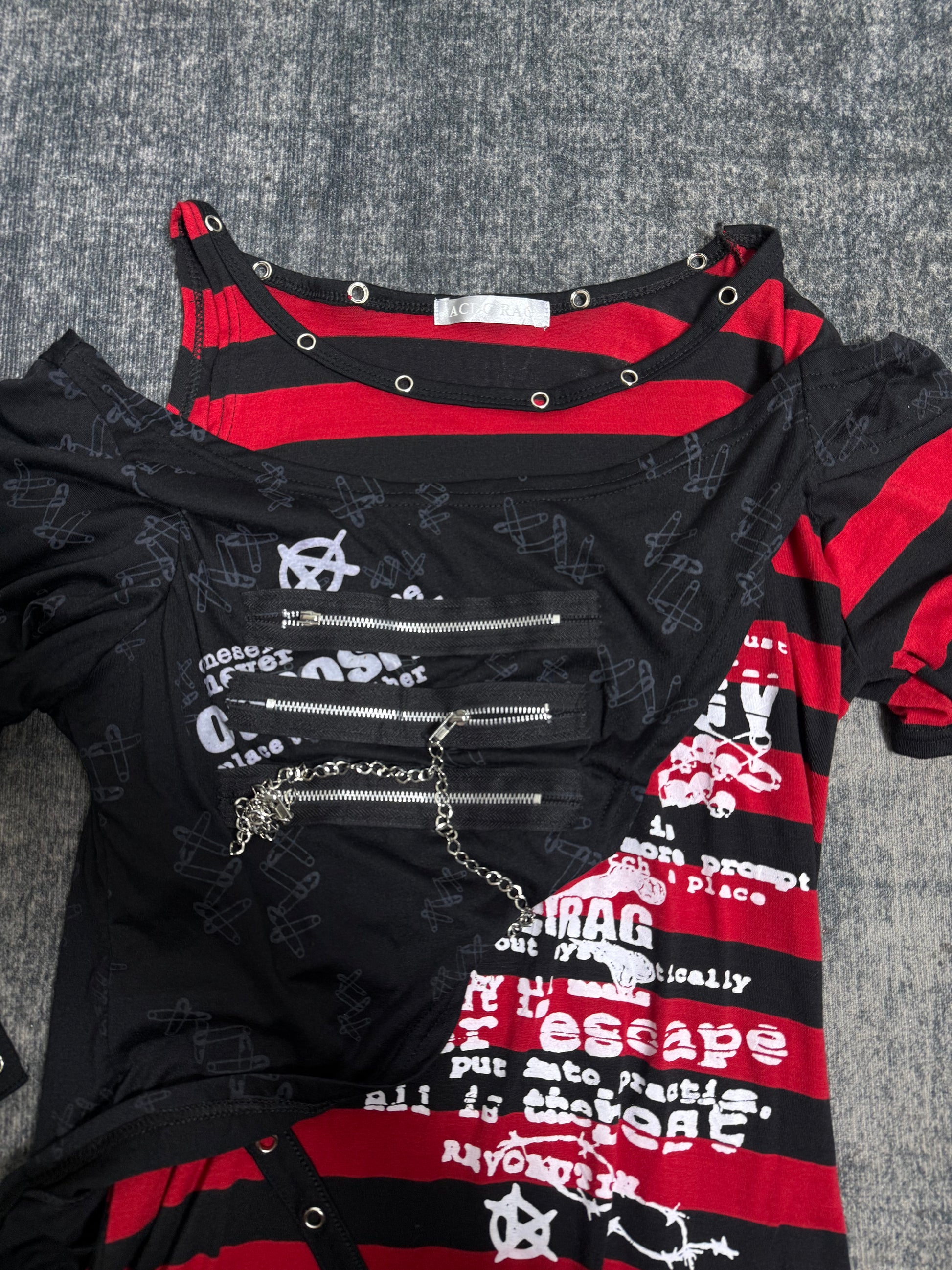 B2V-ACDC RAG SHIRT༒