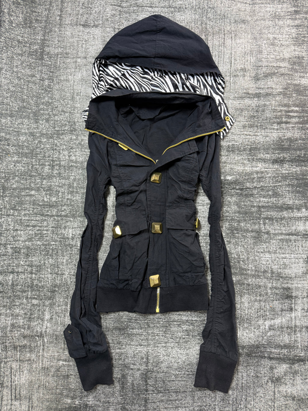 DIALLE LAISEN ZEBRA HOODIE༒