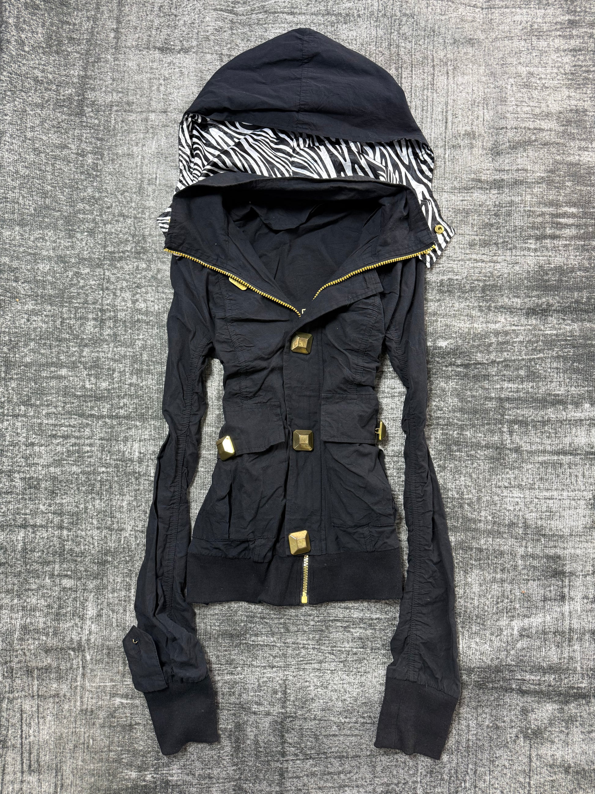 DIALLE LAISEN ZEBRA HOODIE༒
