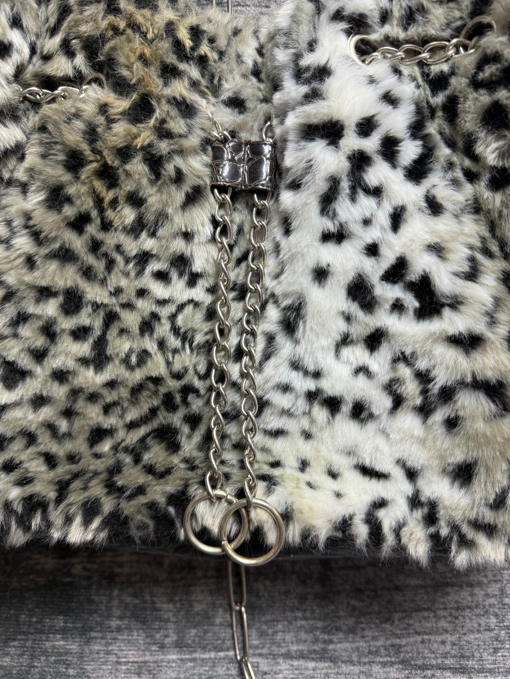 B&W Leopard Bag