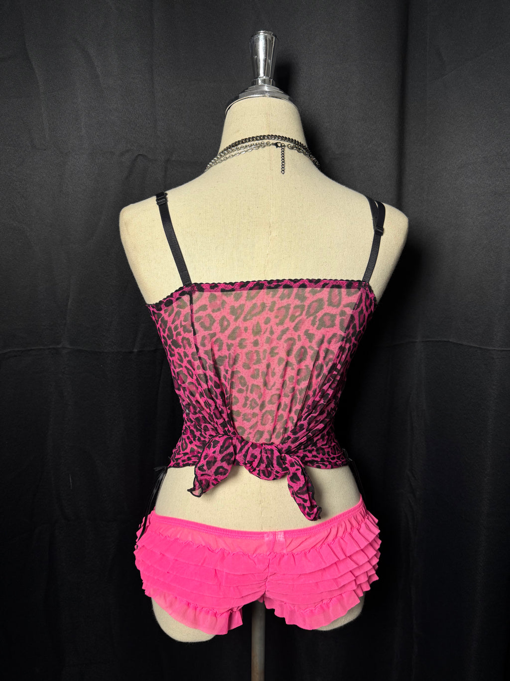 ༒Pink Leopard Tank Top ༒