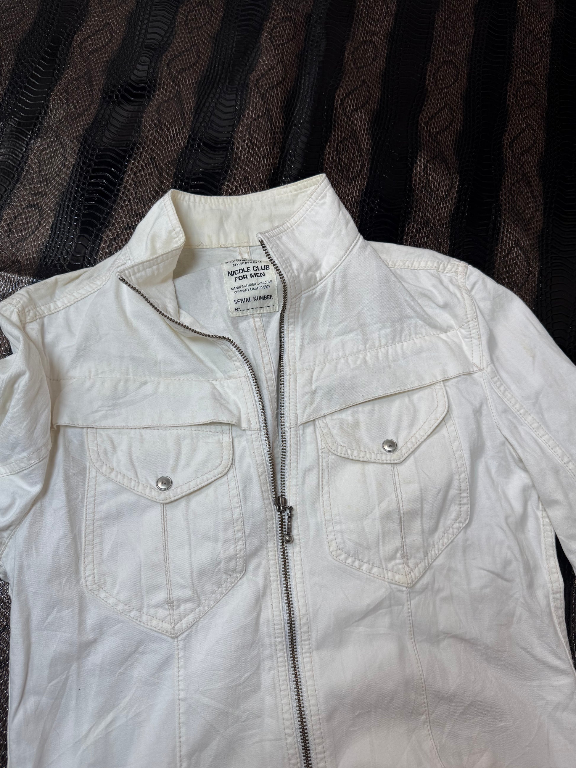 B2V NICOLE WHITE JACKET01 ༒