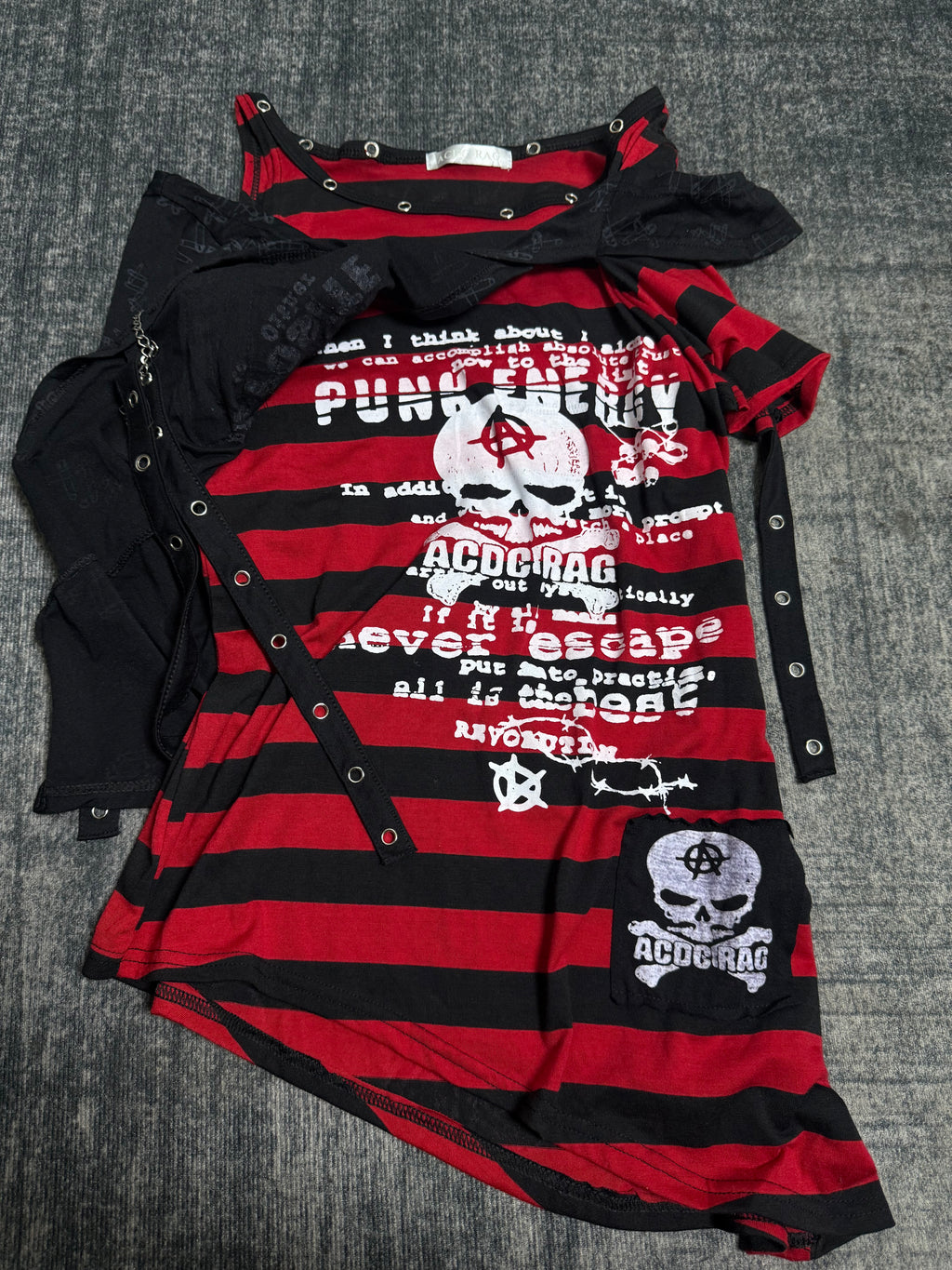 B2V-ACDC RAG SHIRT༒