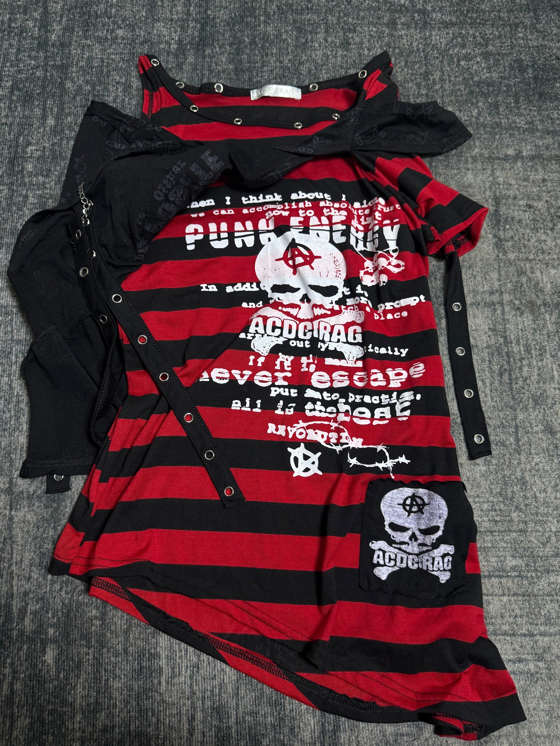 B2V-ACDC RAG SHIRT༒