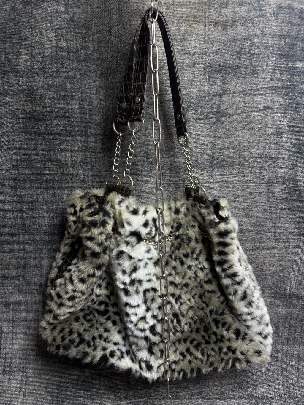 B&W Leopard Bag
