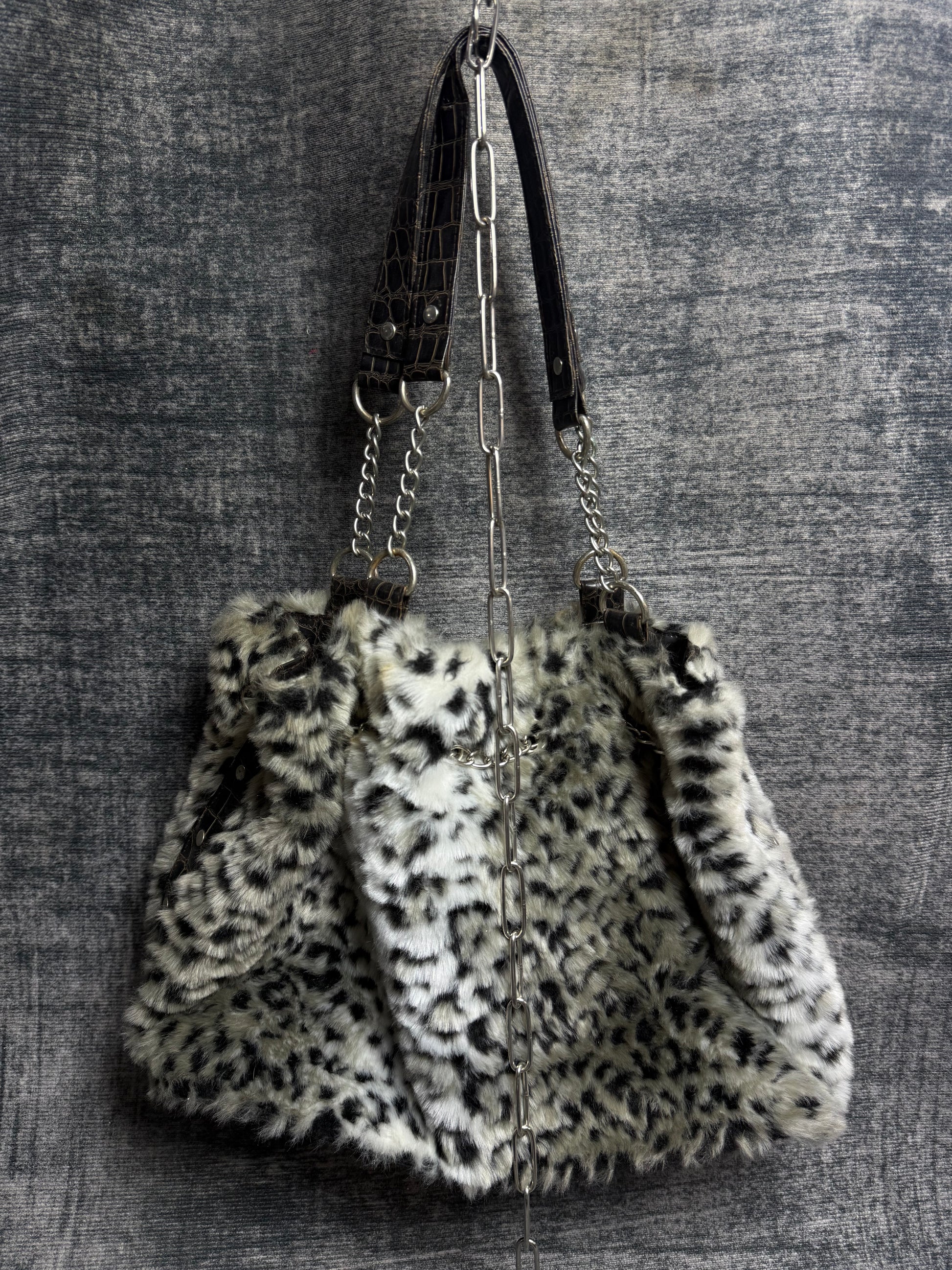 B&W Leopard Bag