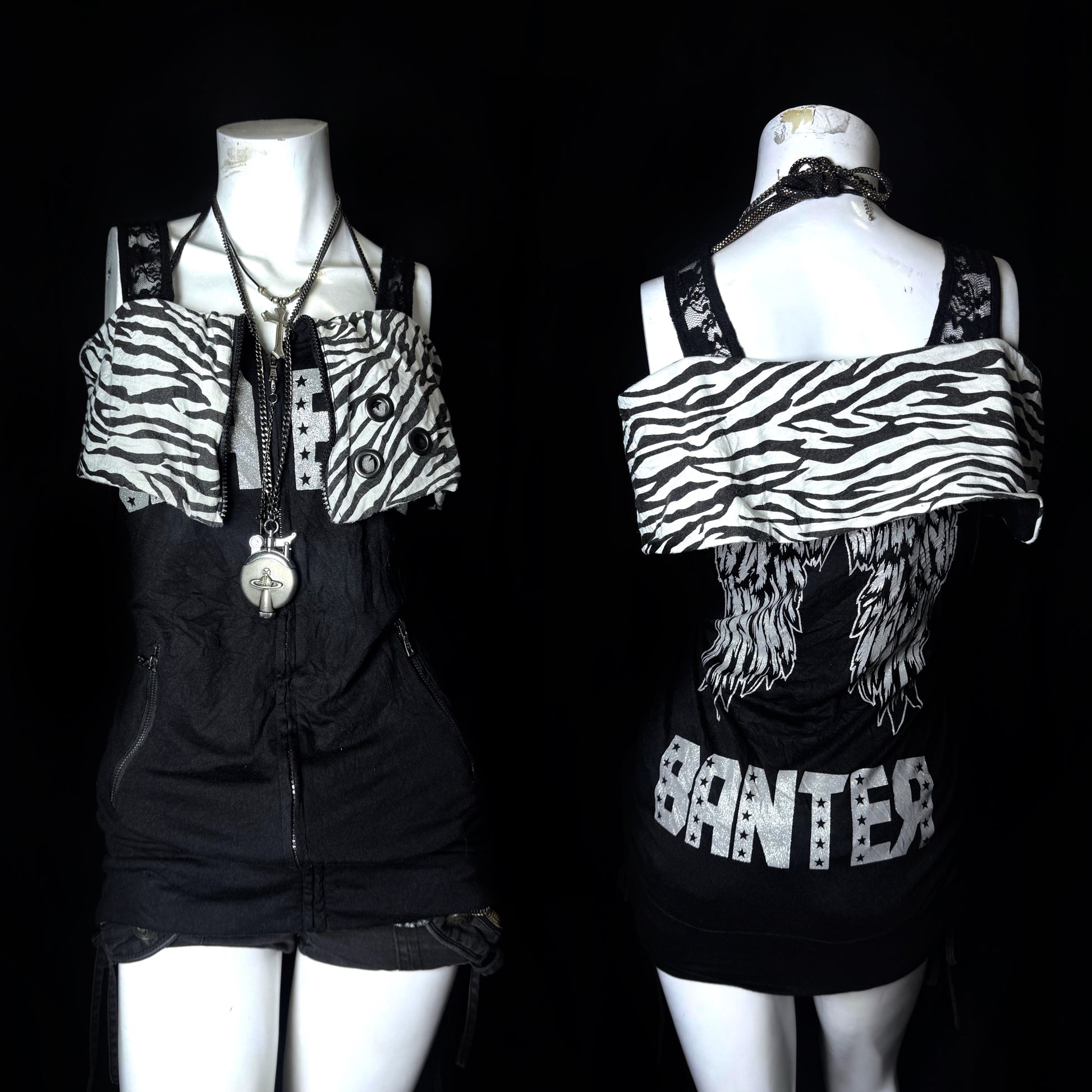 B2V-DIG DEEP MINI-DRESS ༒