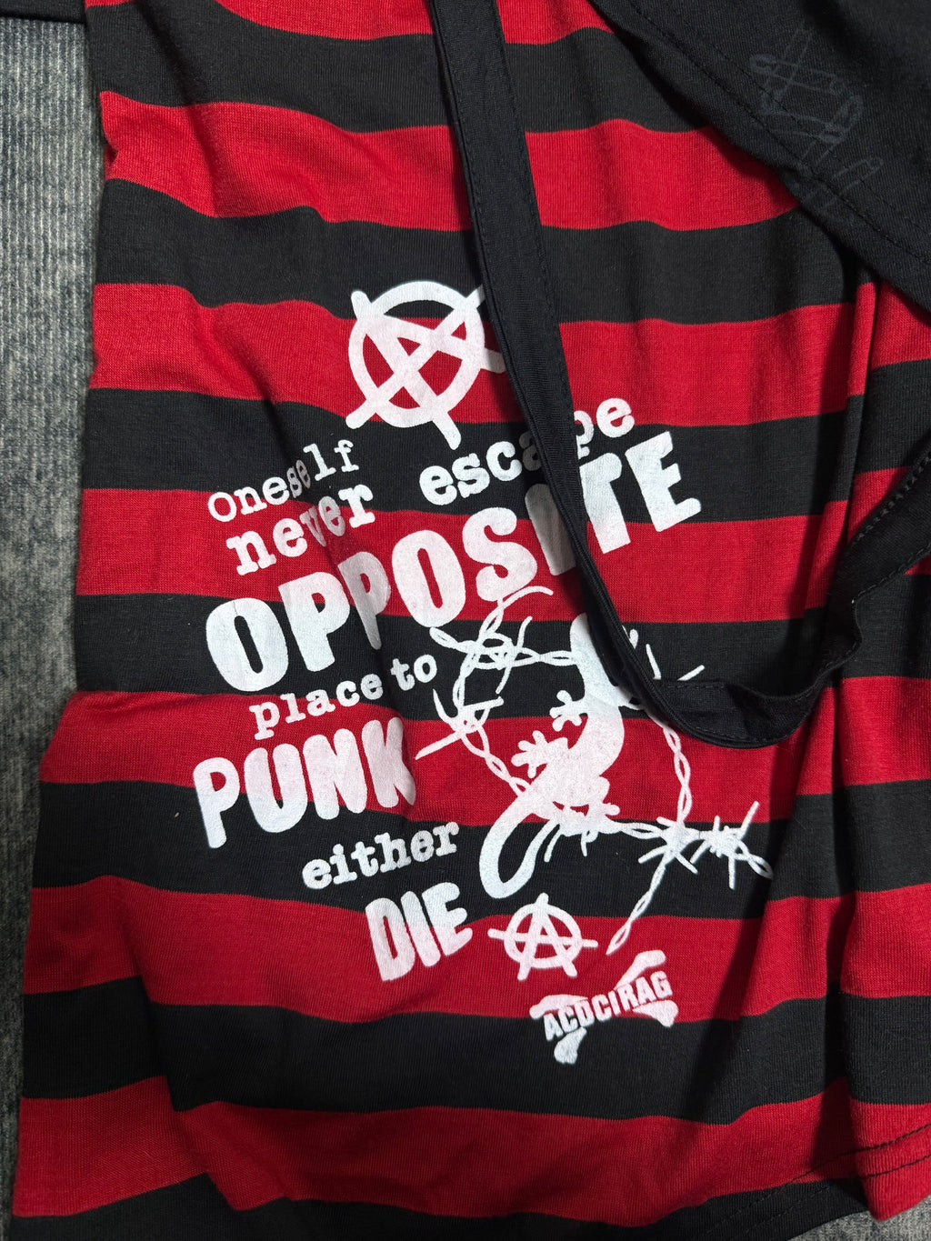 B2V-ACDC RAG SHIRT༒