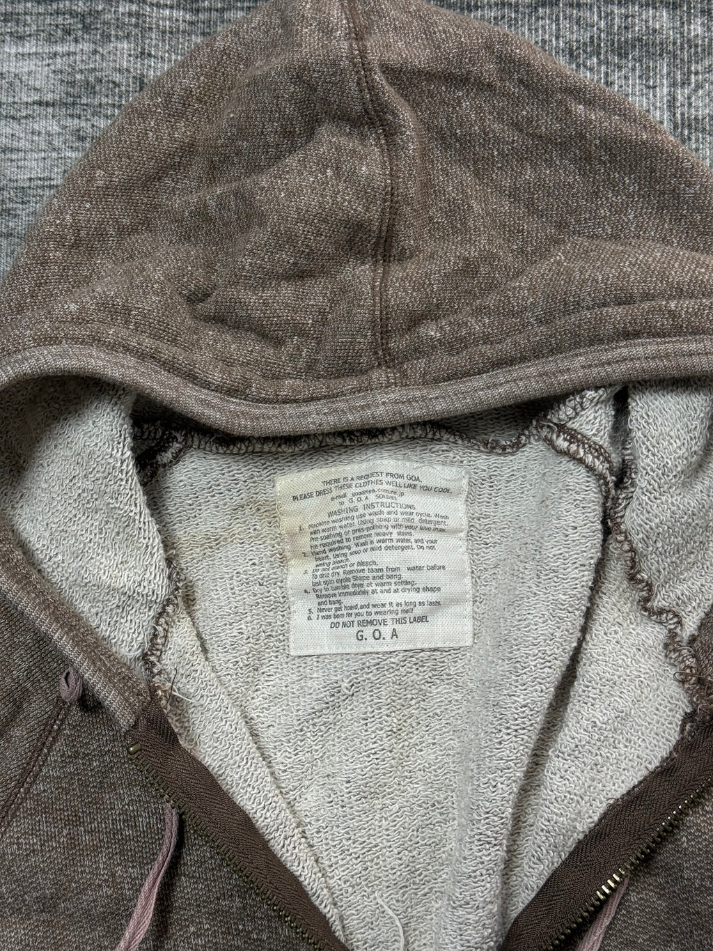 GOA GRUNGE HOODIE ༒