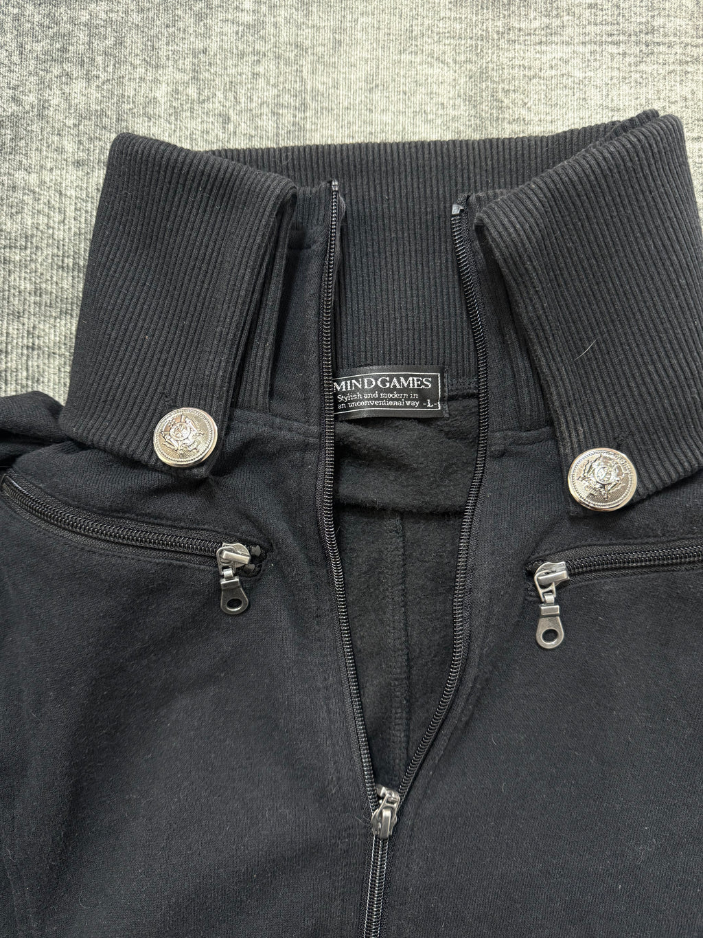 MINDGAMES ZIP UP HOODIE ༒