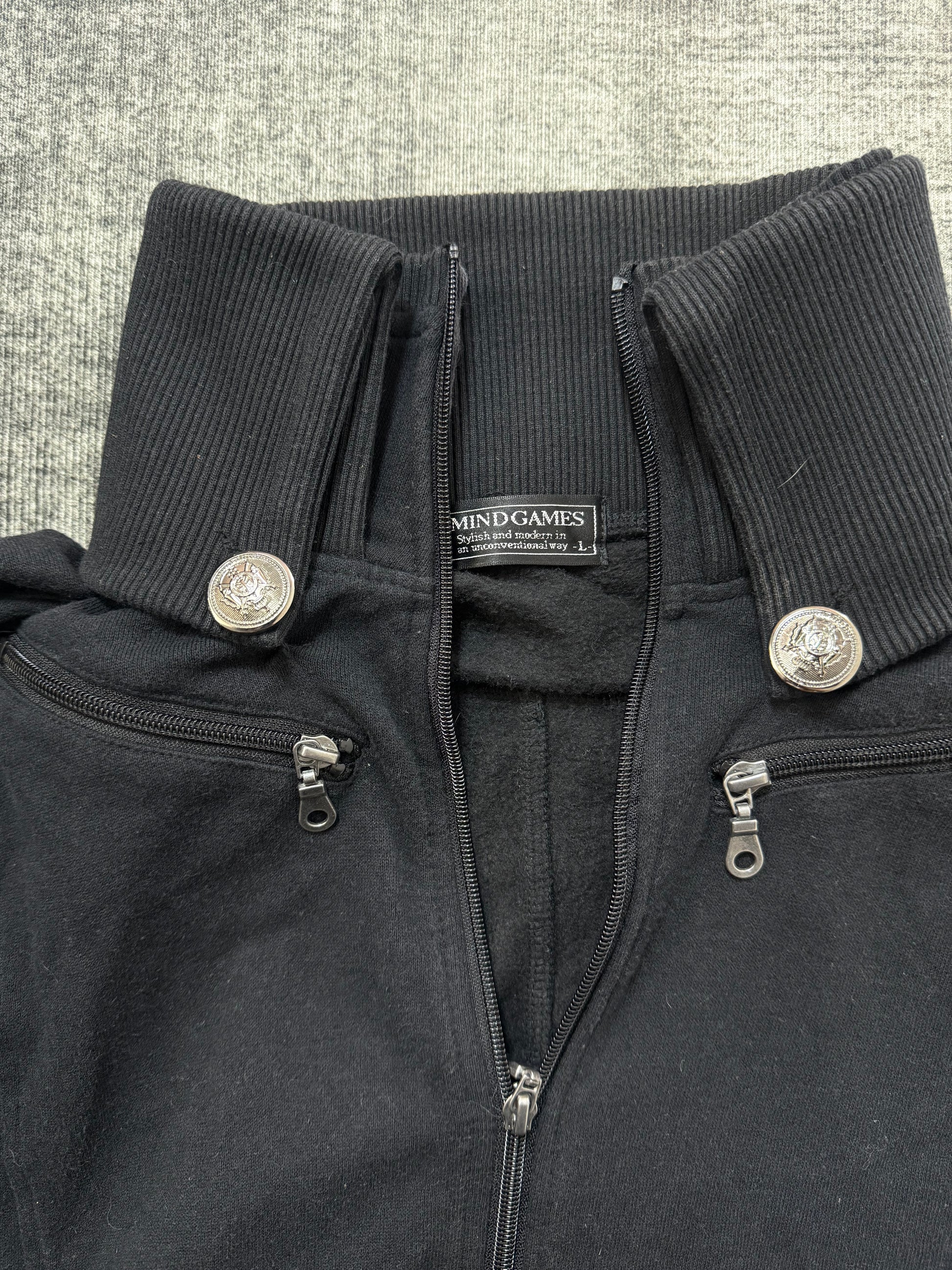 MINDGAMES ZIP UP HOODIE ༒