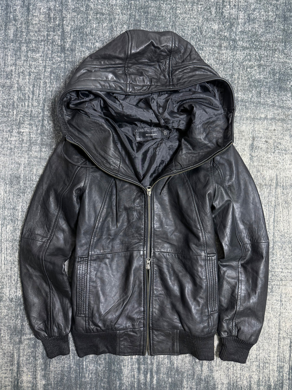 B2V-RICH HESRTS LEATHER JACKET ༒