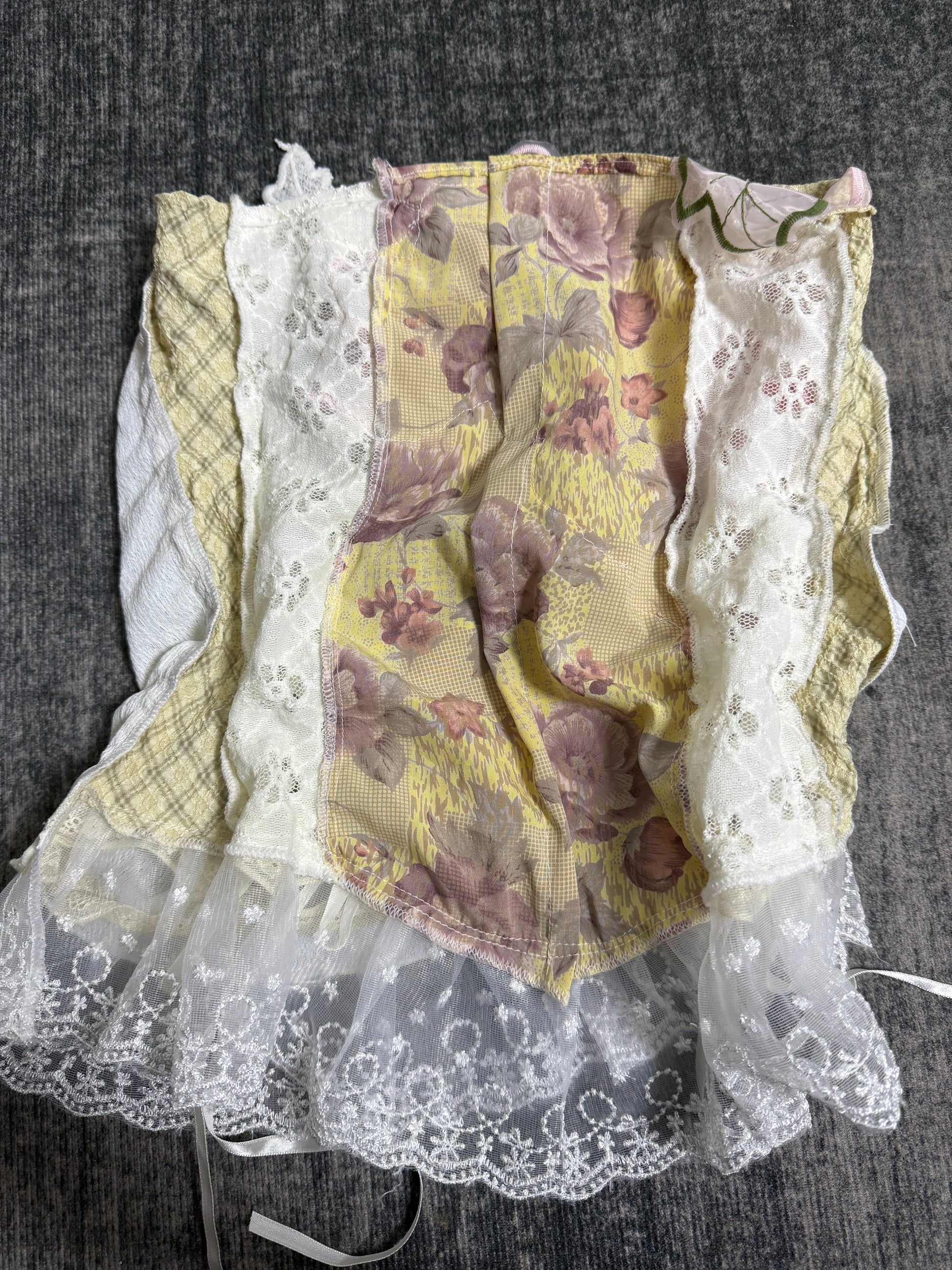 ༒Blooming flower corset༒