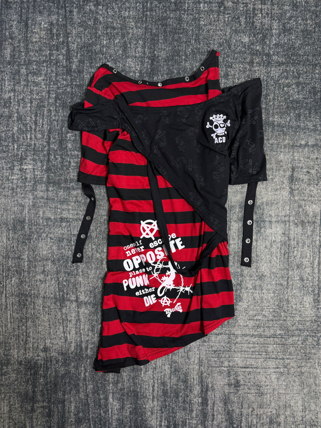 B2V-ACDC RAG SHIRT༒