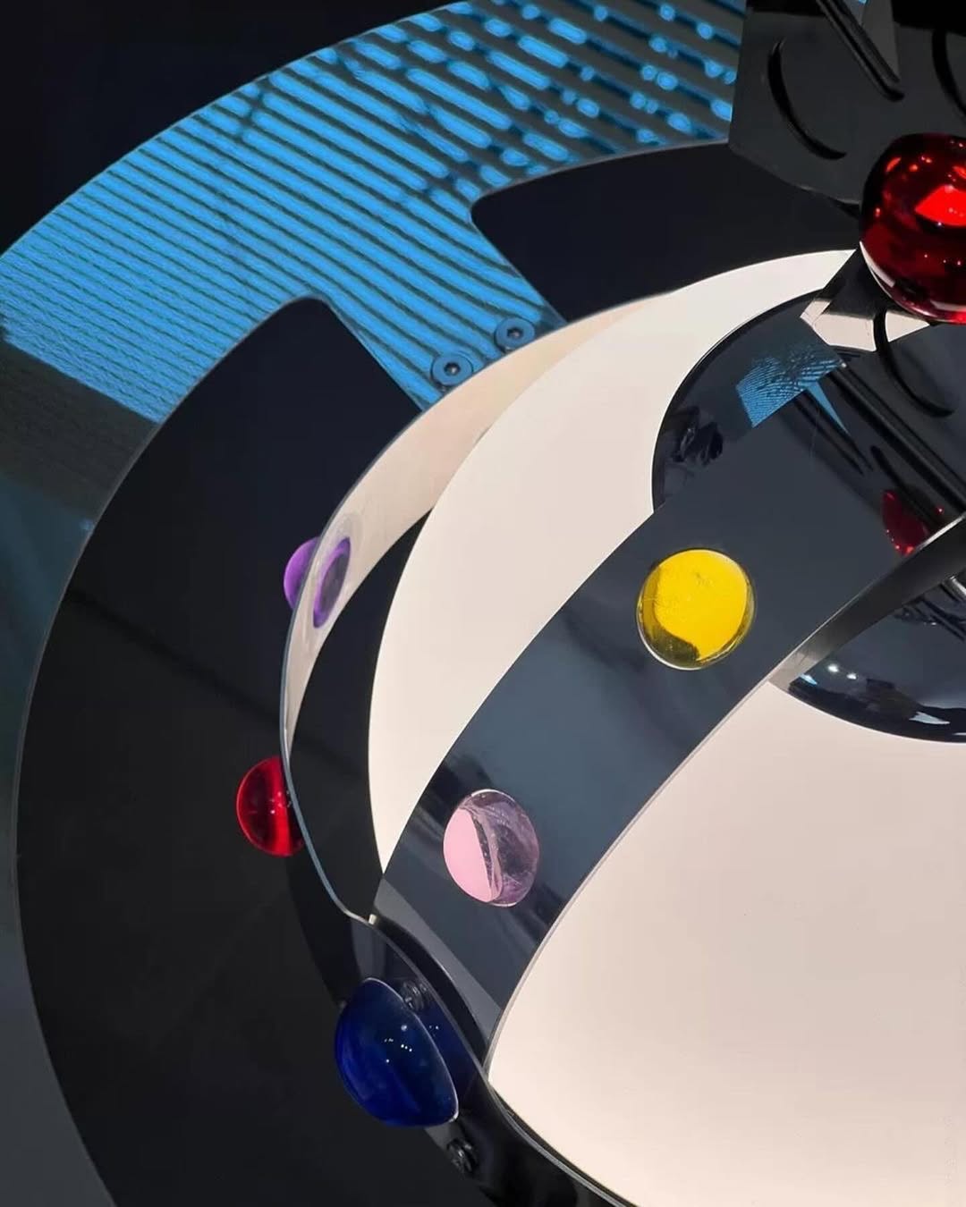 Planet Pendant Light – Stainless Steel & Glass Designer Hanging Lamp