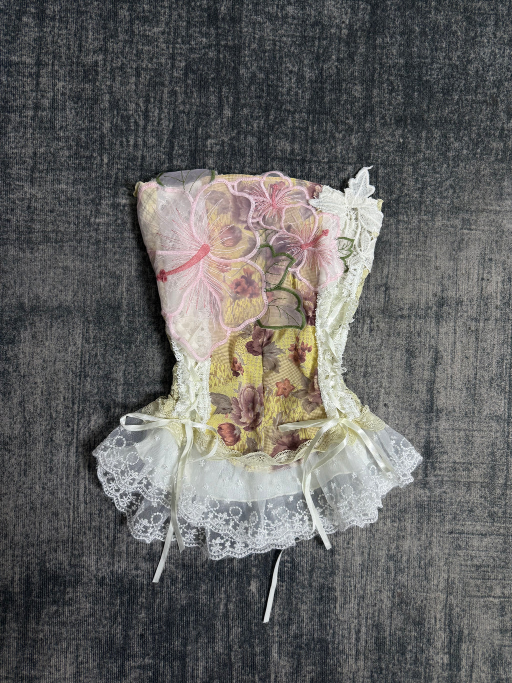 ༒Blooming flower corset༒