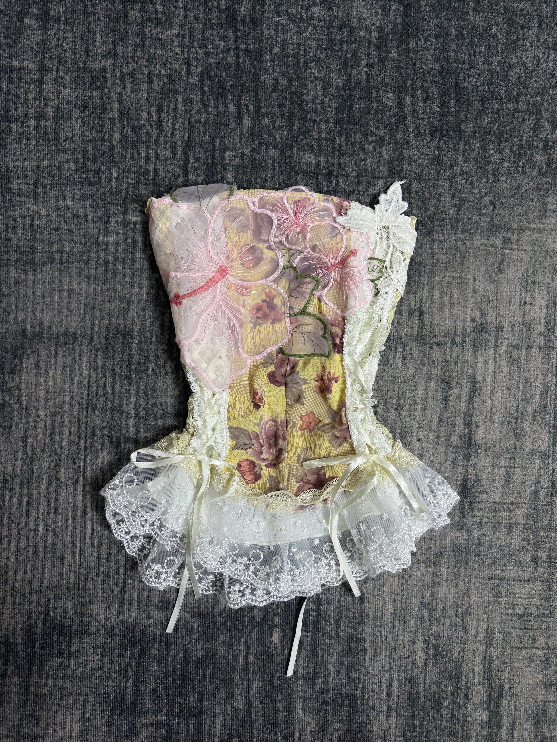 ༒Blooming flower corset༒