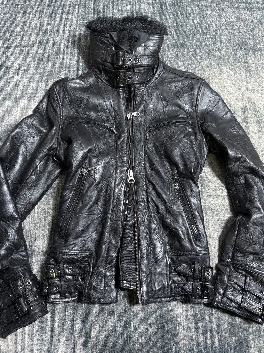B2V-TILLE CAPRI LEATHER JACKET ༒