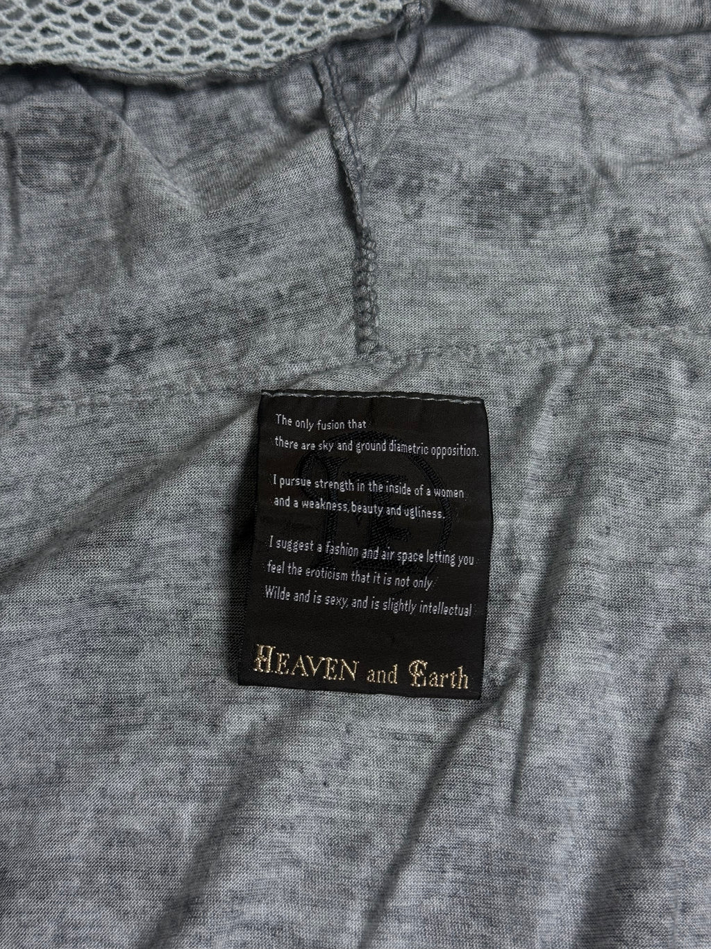 B2V- HEAVEN & EARTH SKULL HOODIE༒