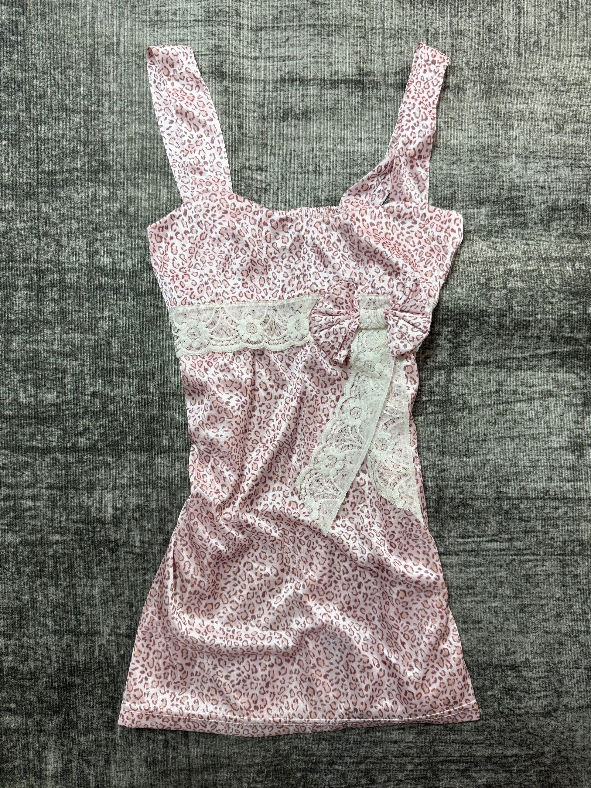 PINK LEOPARD CAMI༒