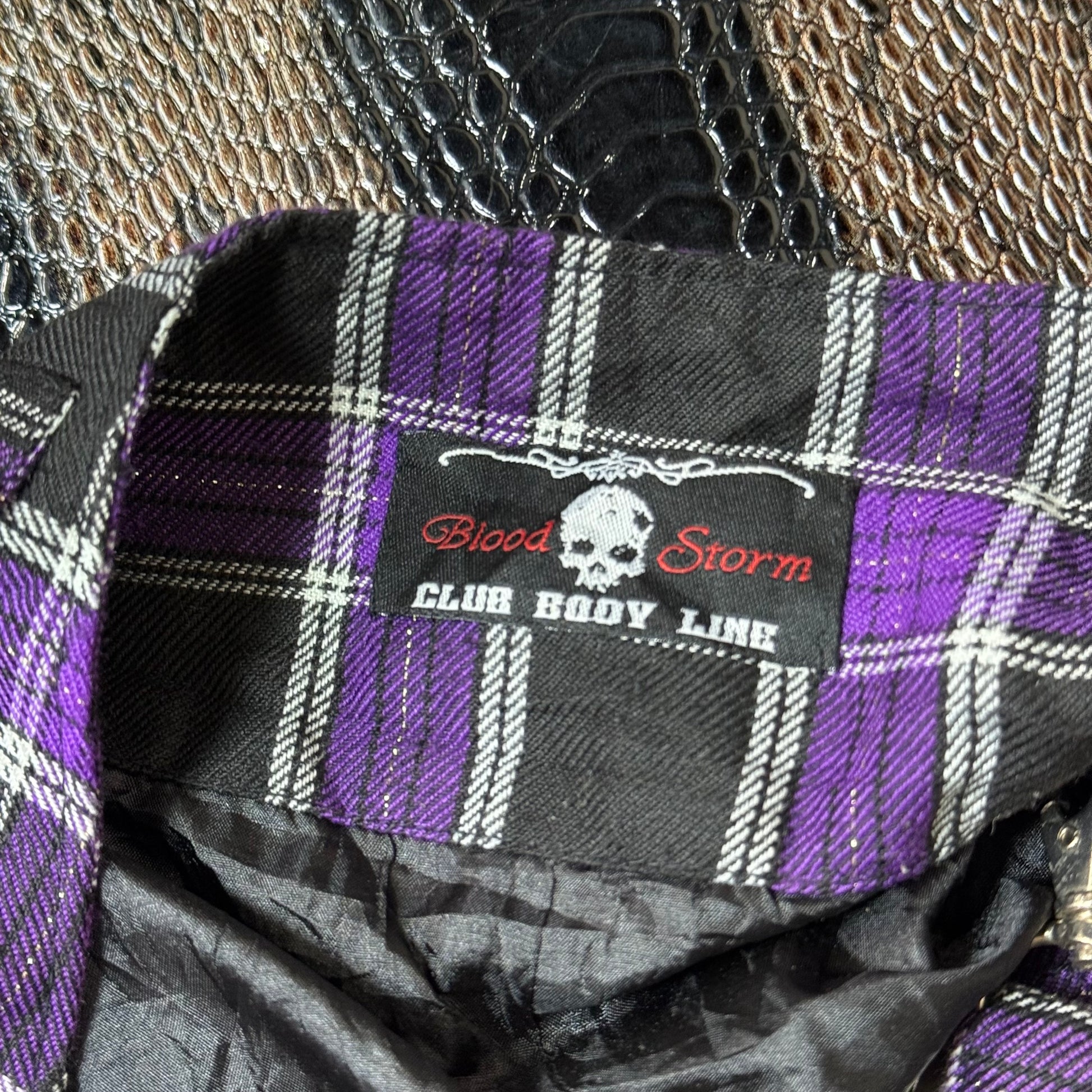 B2V BLOOD STORM PURPLE SKIRT ༒