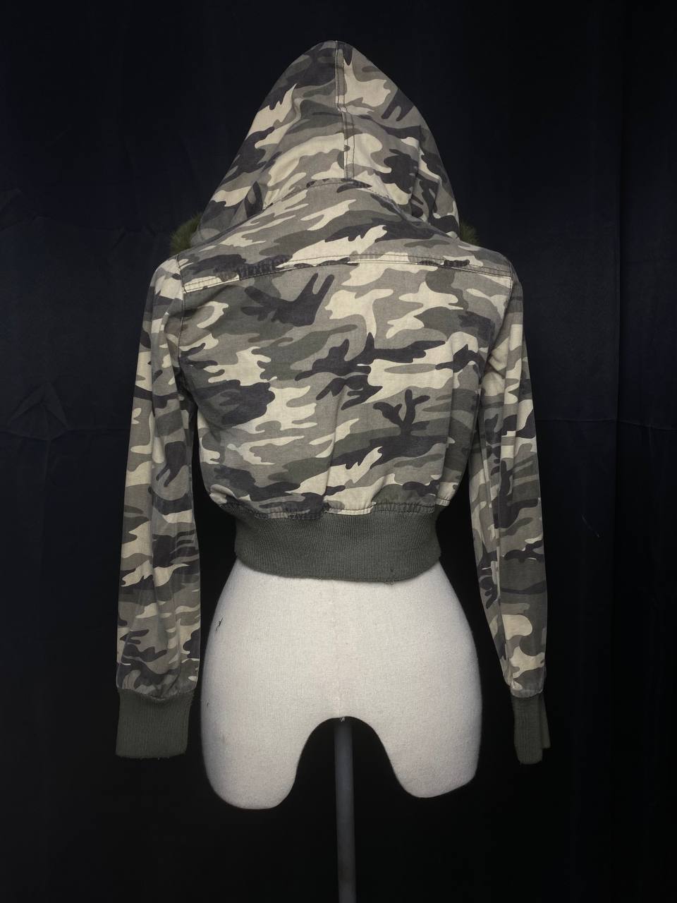 ༒ Camo cropped Hoodie fur ༒