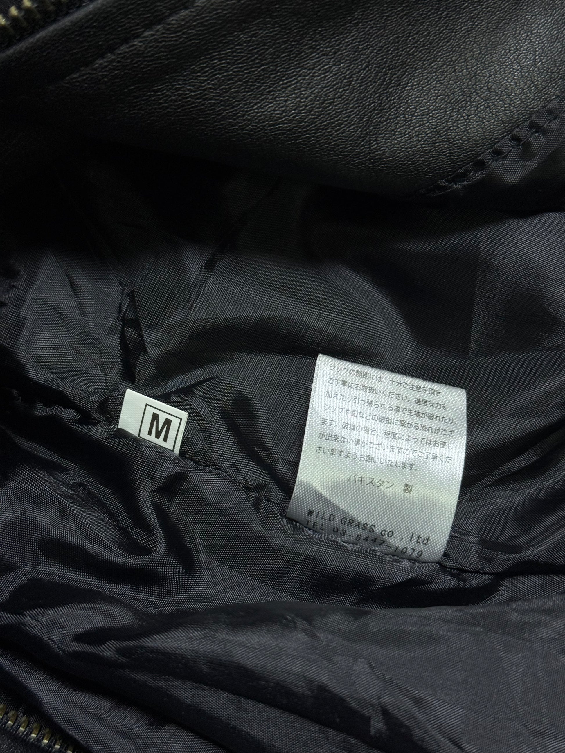 B2V-RICH HESRTS LEATHER JACKET ༒