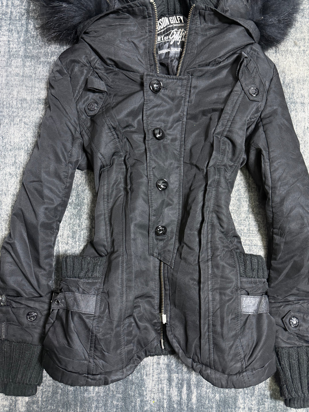 B2V-MAISON GLIFY 4ZIPPER JACKET༒ 
* Rare *