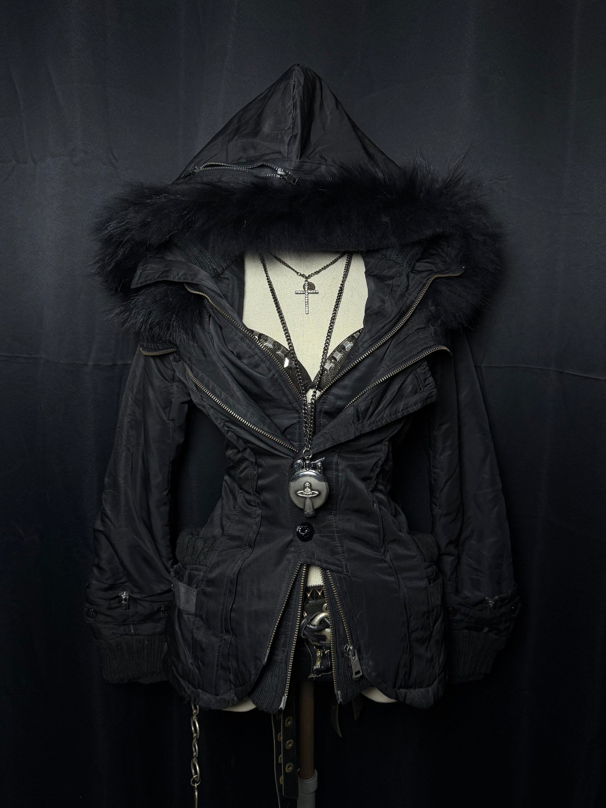 B2V-MAISON GLIFY 4ZIPPER JACKET༒ 
* Rare *