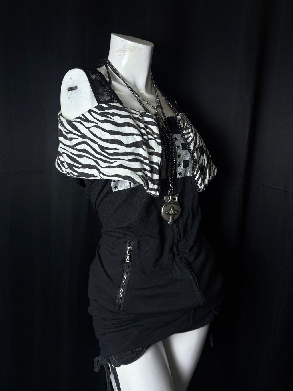 B2V-DIG DEEP MINI-DRESS ༒