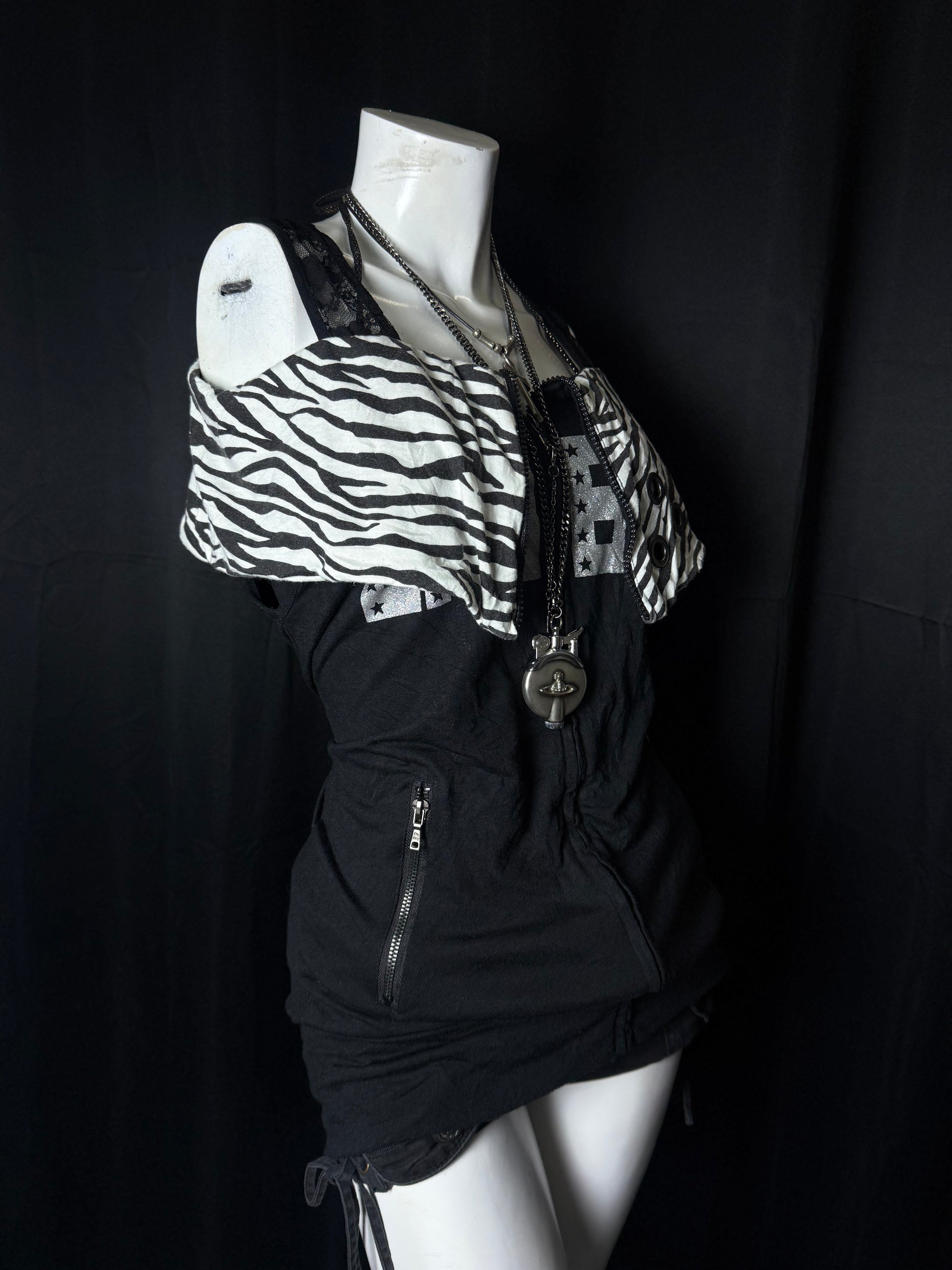 B2V-DIG DEEP MINI-DRESS ༒