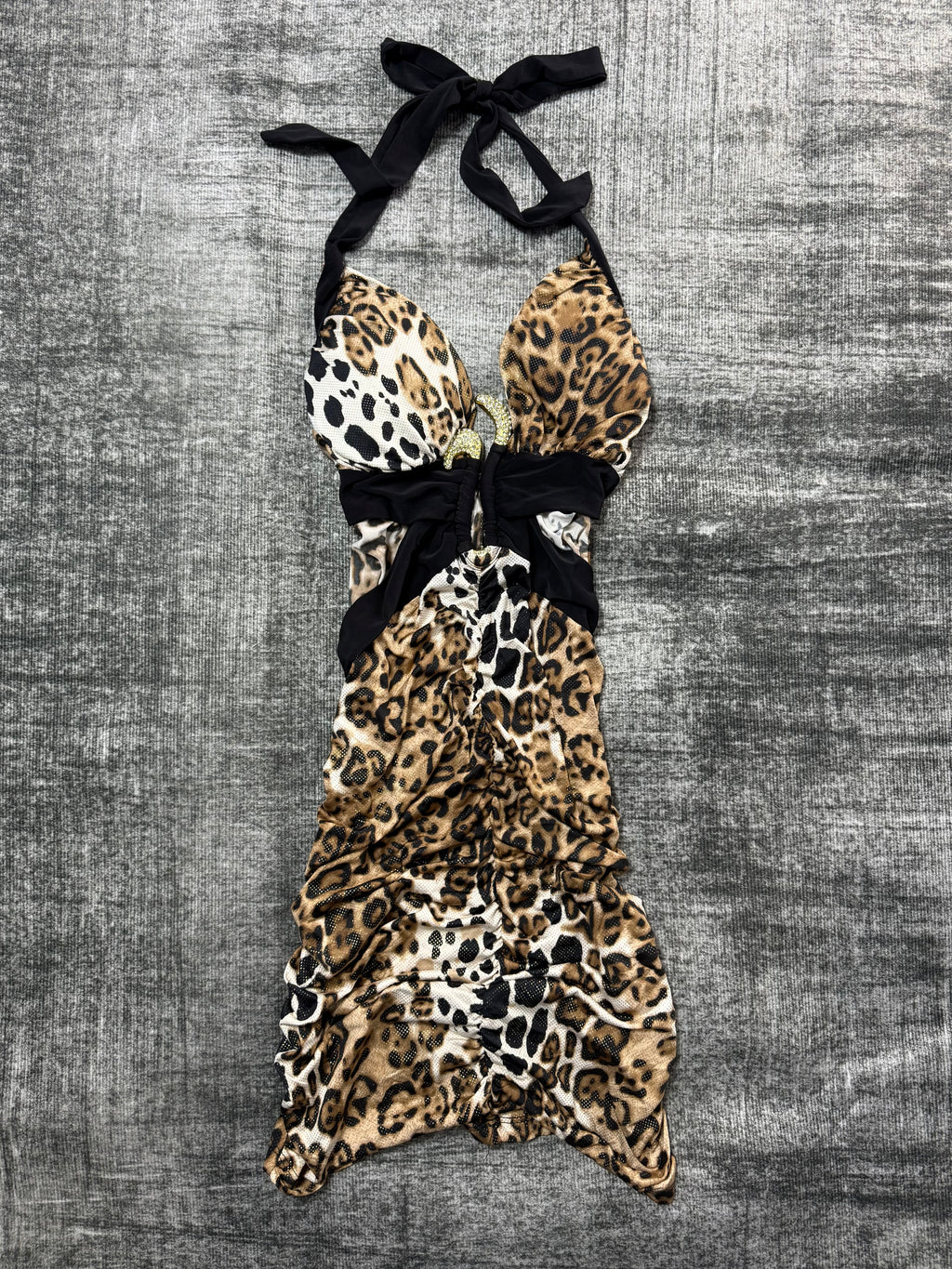 ༒SEXZ LEOPARD MINI DRESS
