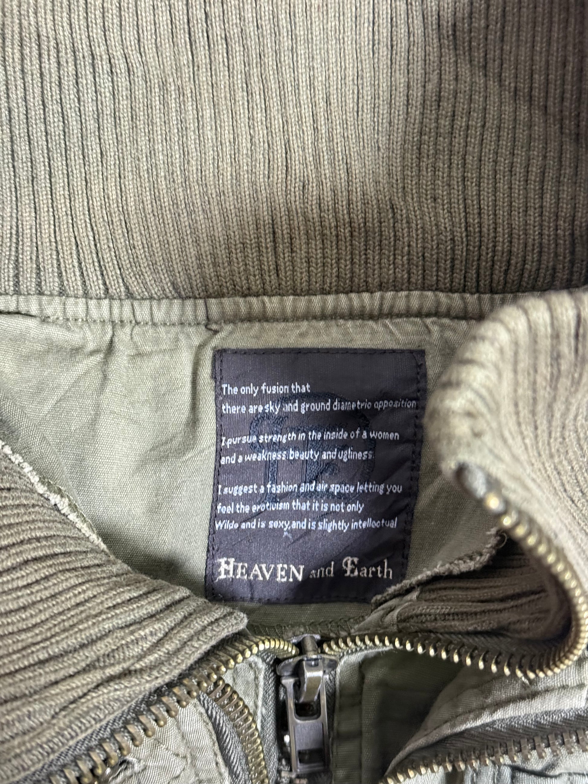 B2V-HAVEN SND EARTH 4ZIPPER JACKET ༒  *Rare. *