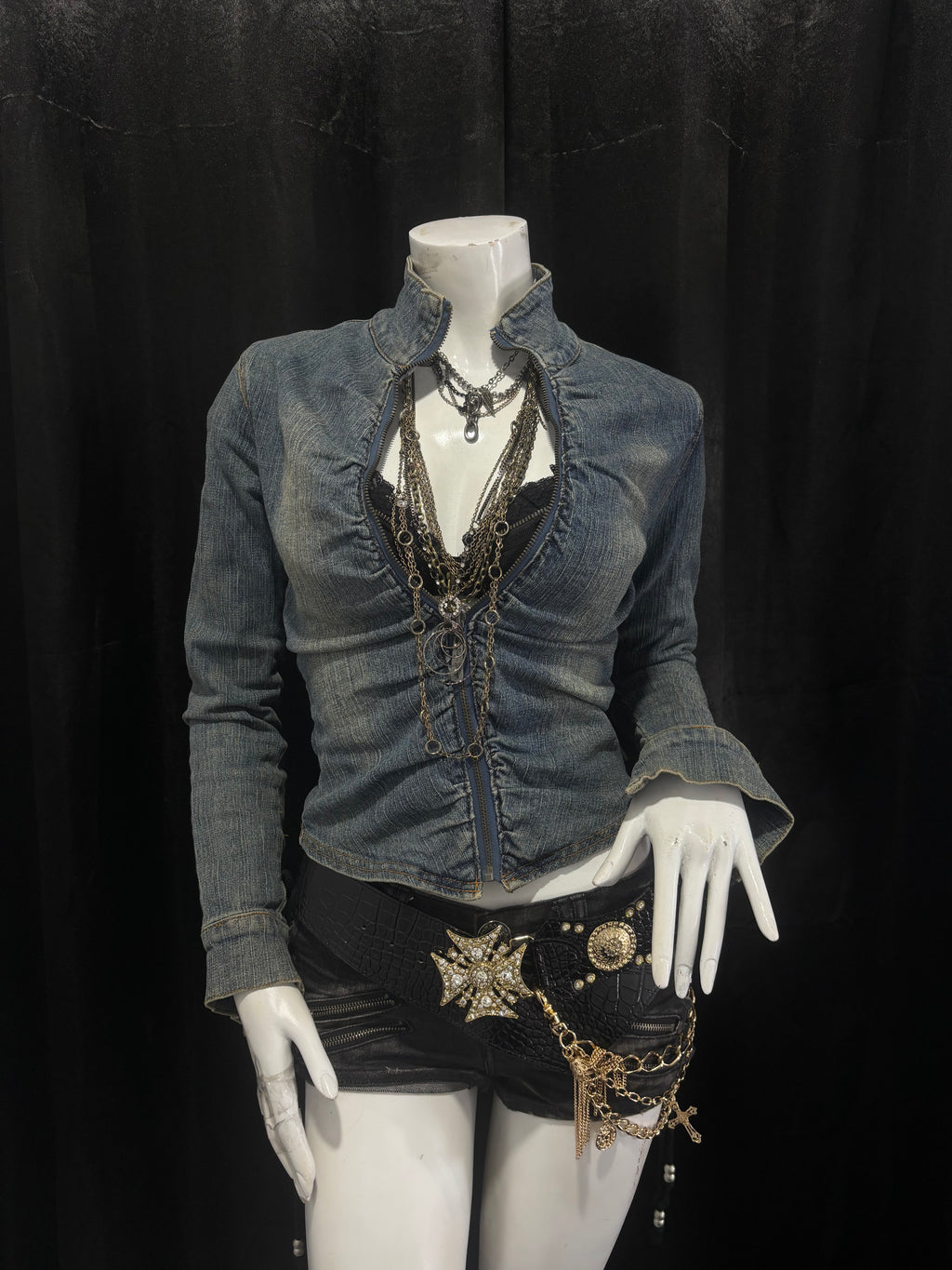 BABY SHOOP JEANS JACKET༒