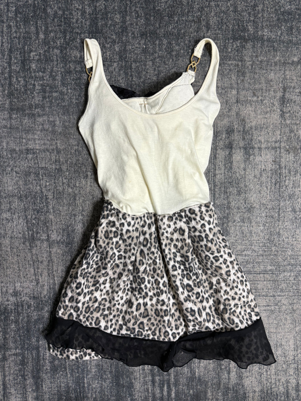 B2V LEOPARD MINI-DRESS ༒