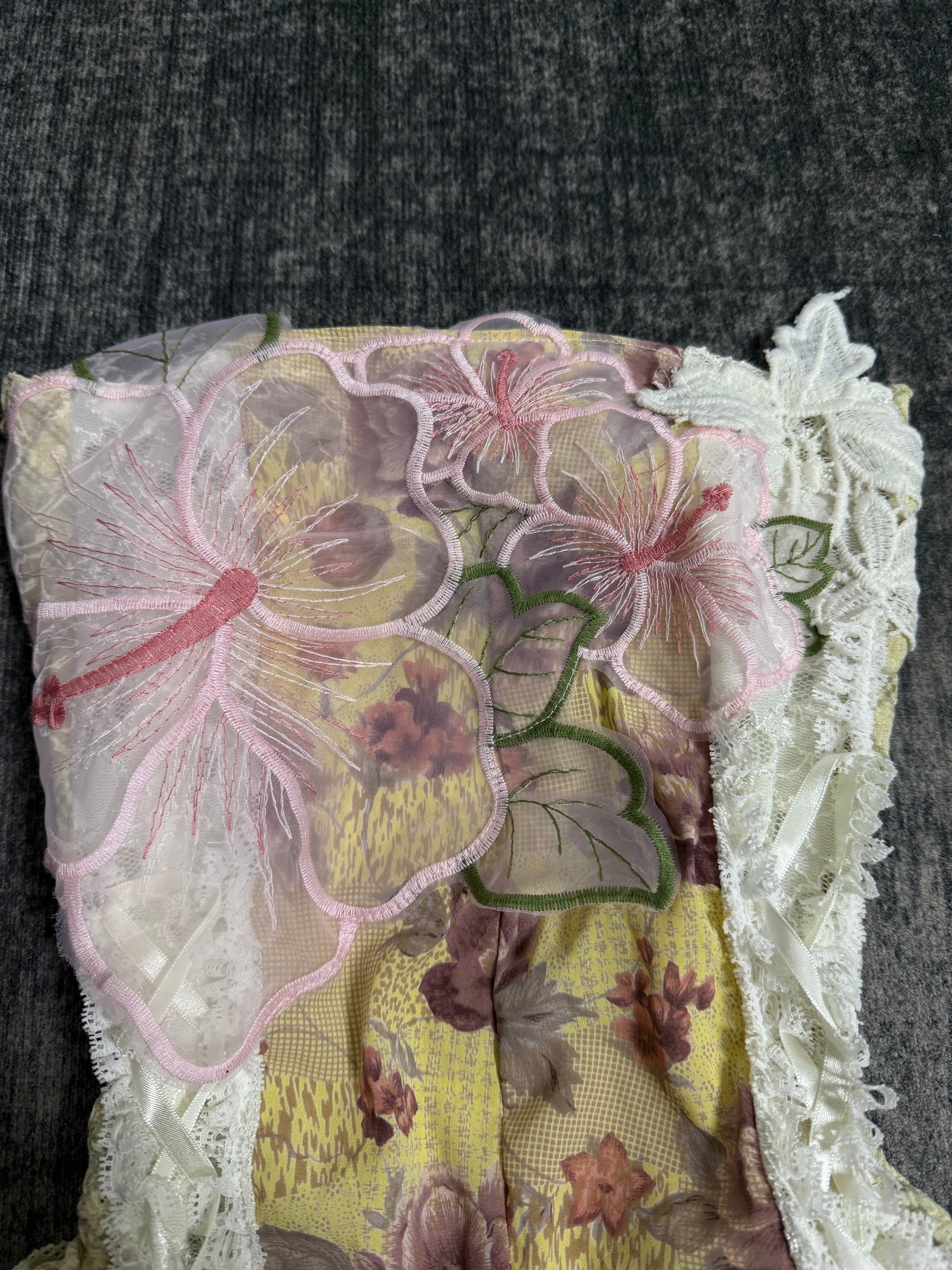 ༒Blooming flower corset༒
