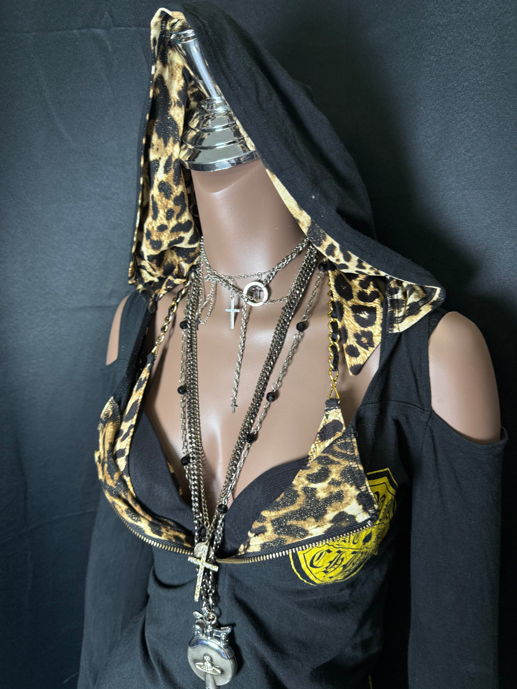 ༒leopard hoodie ༒