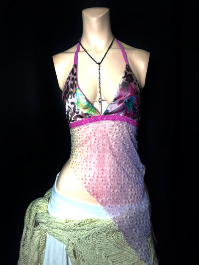 leopard mermaid TankTop༒