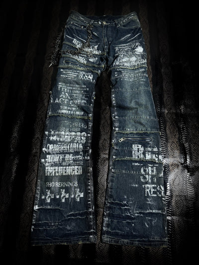 ༒BURNING SHO JEANS༒