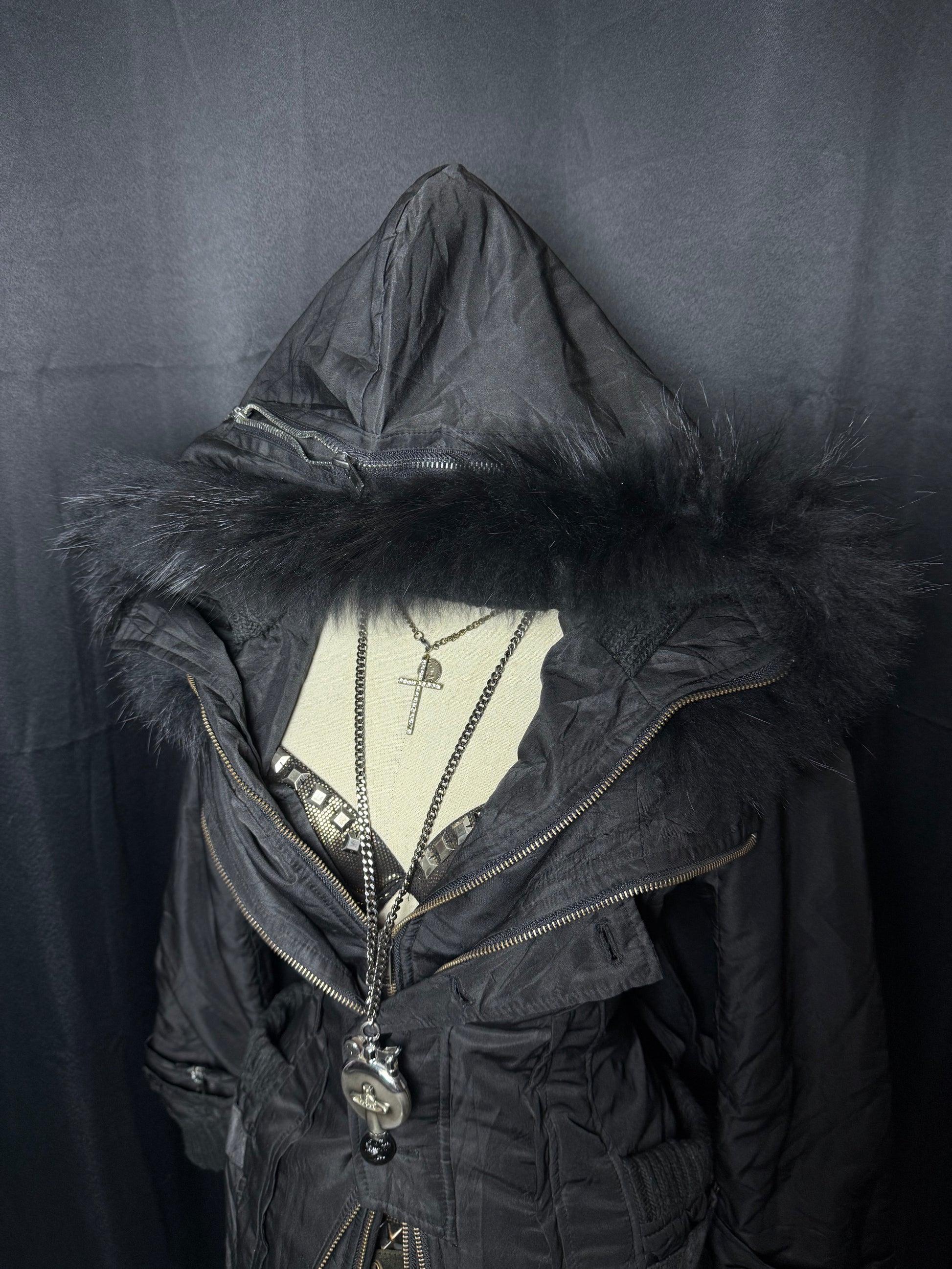 B2V-MAISON GLIFY 4ZIPPER JACKET༒ 
* Rare *