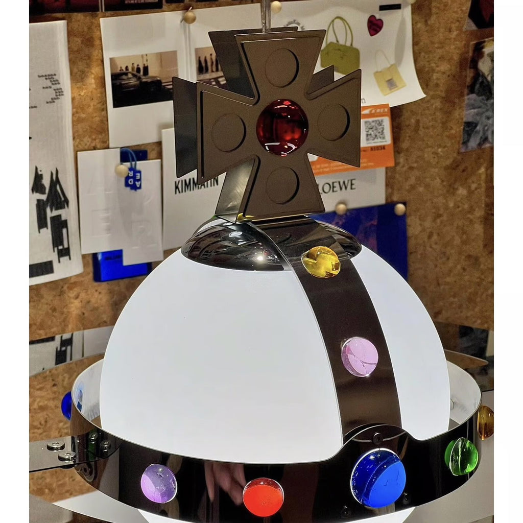 Planet Pendant Light – Stainless Steel & Glass Designer Hanging Lamp