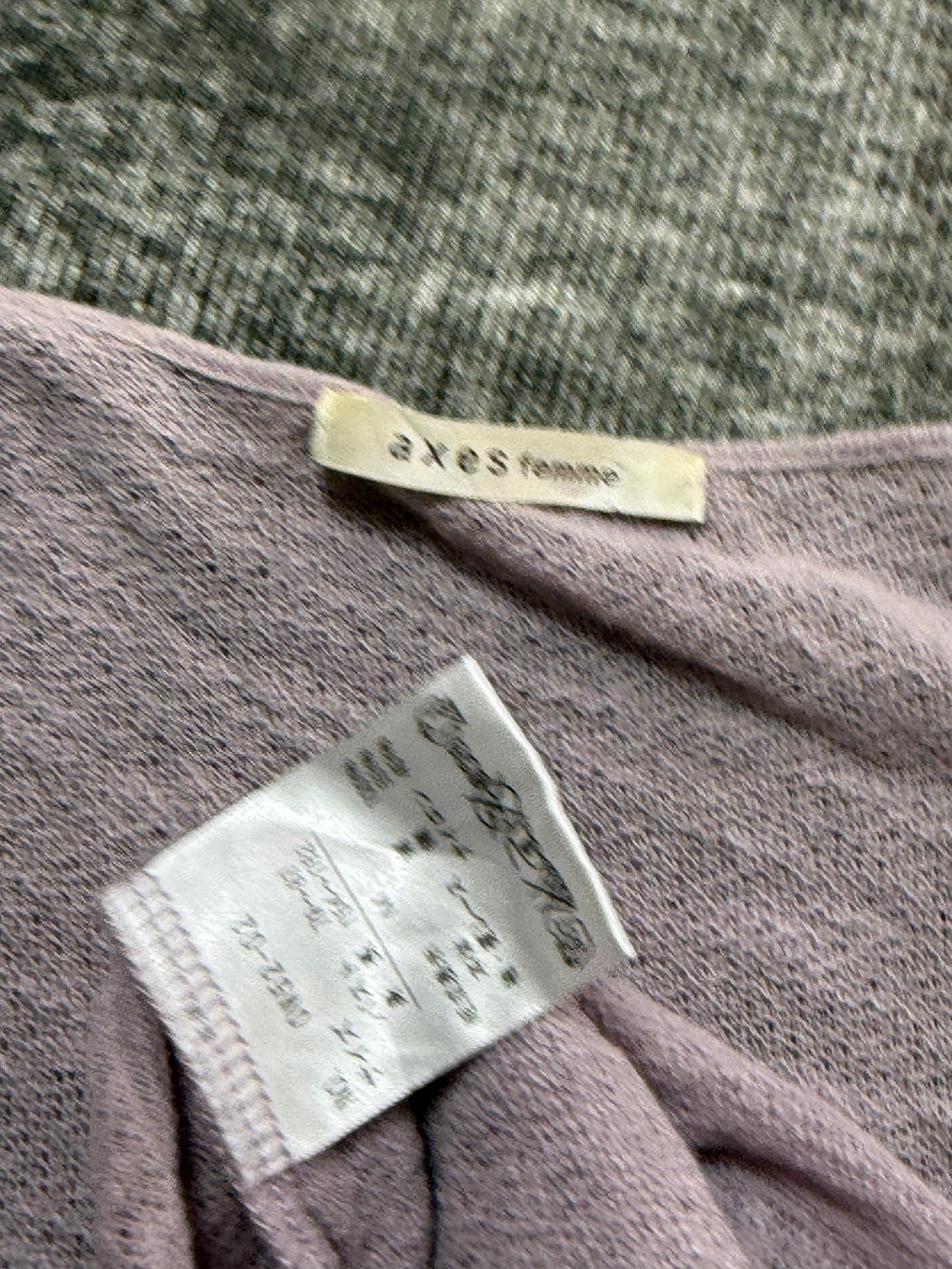 AXES FEMME PURPLE TOP༒